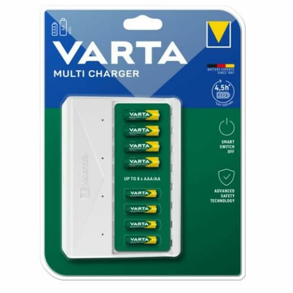 Batteroplader Varta 57659 101 401 Hvid