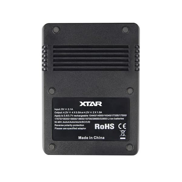 Batteroplader Xtar VC4 Batterier x 4