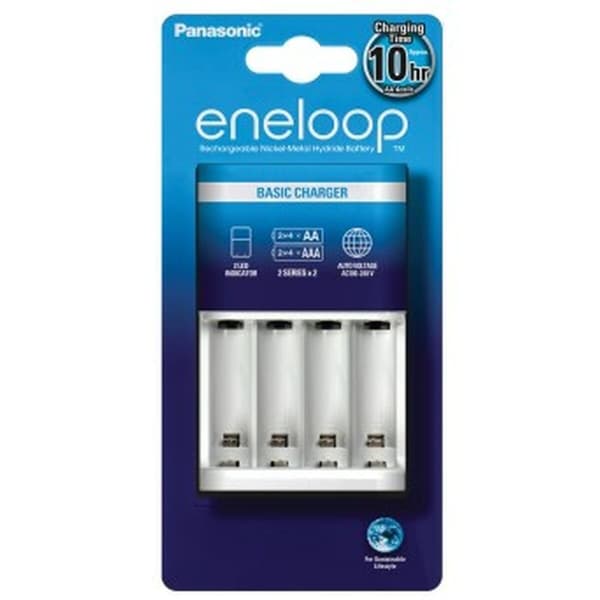 Batteriladdare Panasonic BQ-CC51E Batterier x 4