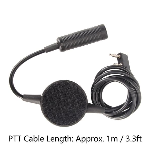 PTT-sovitin vedenpitävä Plug and Play radiopuhelinsovitin Baofeng UV 5R:lle Kenwood TH TK -sarjalle HYT:lle Wouxunille