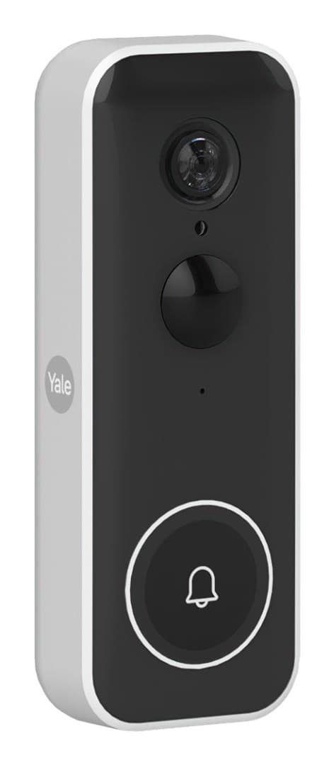 Yale SV-VDB-1A-W dörrklocka Svart, Vit