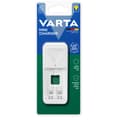 Miniatyrbillede 1 af 4: Batteroplader Varta 57656 101 401 Mini 2 Batterier Hvid AA/AAA