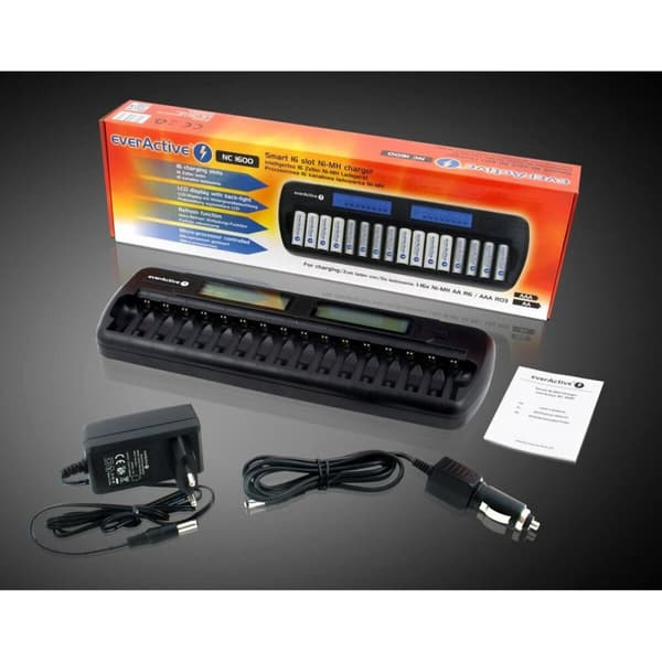 Batteroplader EverActive NC-1600