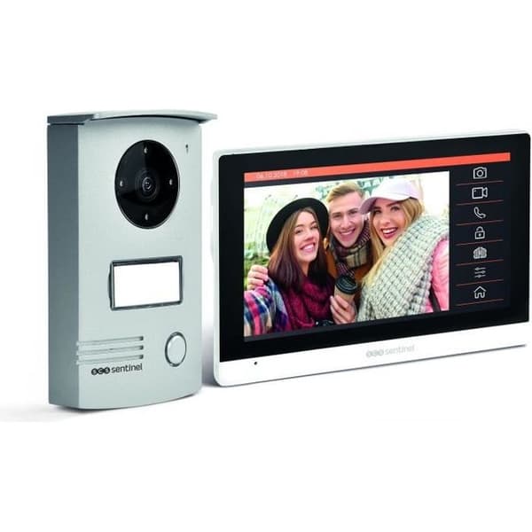 SCS SENTINEL VisioDoor 7+ trådbunden videointercom - pekskärm 7 - mörkerseende - 5 års garanti