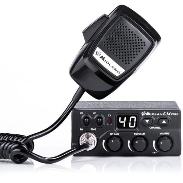 MIDLAND M-Zero Mobile CB Radio AM/FM 40 kanaler