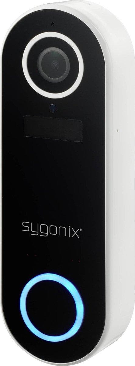 Sygonix SY-4694702 Udendørsenhed til Video dør samtaleanlæg via WiFi WiFi Hvid, Sort