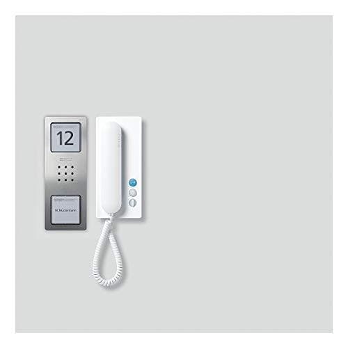 Siedle SÆT CA 812-1 E/W. Transmissionsteknologi: Kablet. Farve på produkt: Rustfrit stål, Hvid, Placering: Væg (210008738-00) Rustfrit stål, Hvid