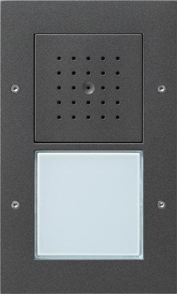 Gira 126667 påbygningsdørstation 1-vejs antracit