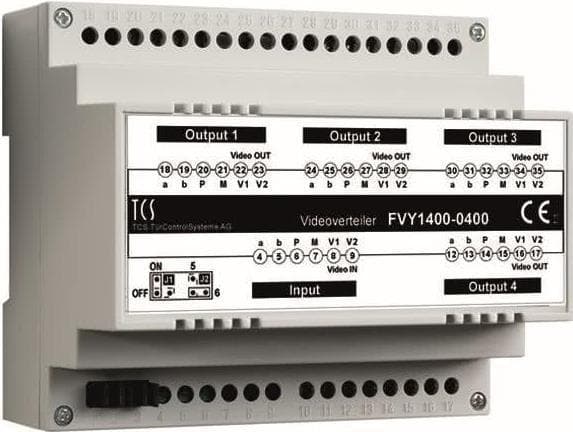 Videosignalsplitter 4-vejs VT04-SG FVY1400-0400 (FVY1400-0400)
