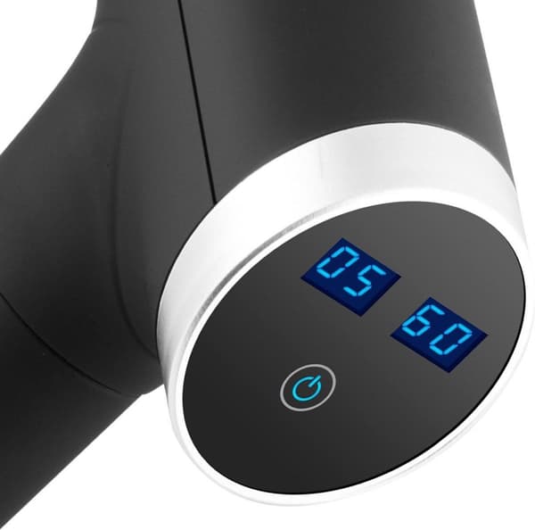 Technaxx Lifenaxx LX-013 Massagepistol - Sport- och avslappningsmassagepistol trådlös med tillbehör Svart