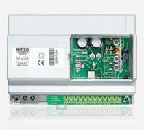RITTO RITO dörrstation i rostfritt stål 1WE RGE1818125 Acero Pur Audio vit komplett paket RGE1818125 (RGE1818125)