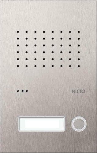 RITTO RITO dørstation i rustfrit stål 1WE RGE1818125 Acero Pur Audio hvid komplet pakke RGE1818125 (RGE1818125)