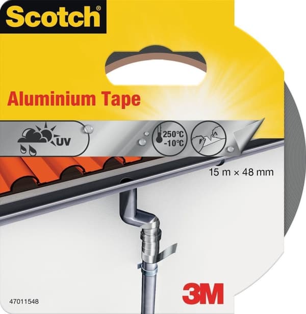 Scotch® alumiiniteippi, 47011548, 15 MX 48 mm, 1 rulla
