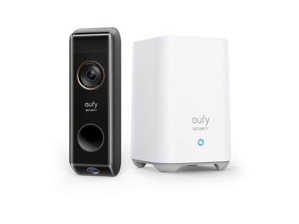 Eufy by Anker Video Doorbell Dual 2 Pro - Dörrklocksset - 2 kameror - Trådlös - Exklusiv HomeBase