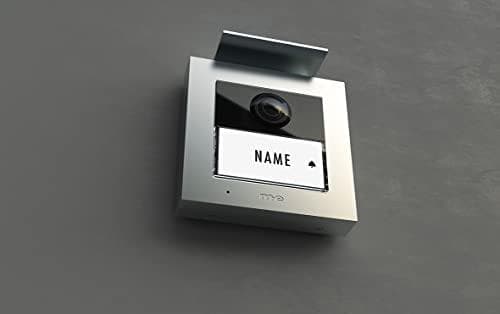 me moderni-elektroniikka VDV-2010 S videoovi sisäpuhelin langallinen, RFID-ulkoyksikkö hopea (41264)