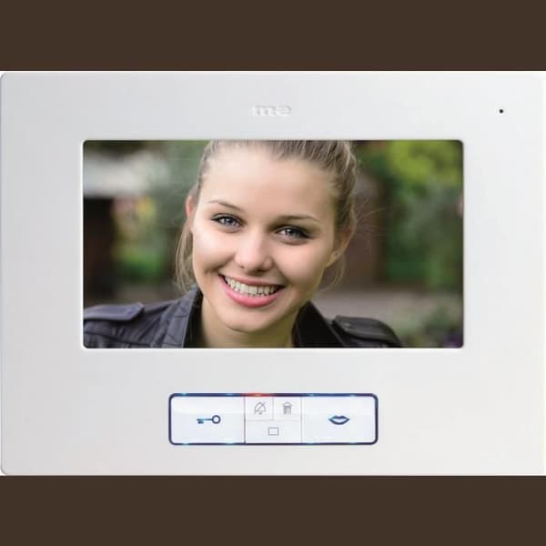 Video intercom - m-e modern-electronics - VISTUS VD ALU-6710 S - Grå - 7 tum