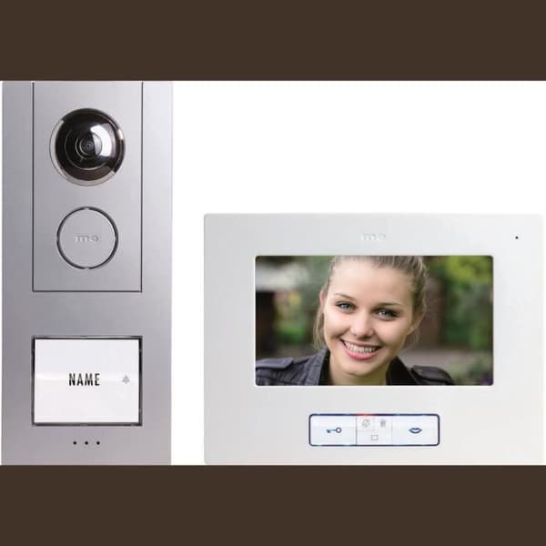 Video intercom - m-e modern-electronics - VISTUS VD ALU-6710 S - Grå - 7 tum