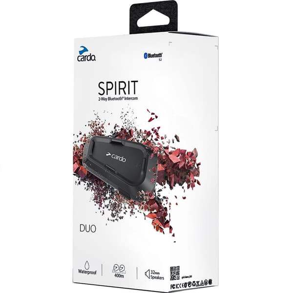 Cardo Sisäpuhelin Spirit 2 Yksiköt Musta musta