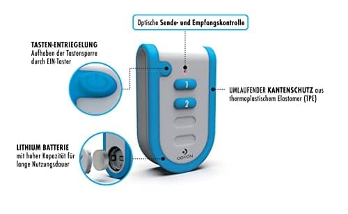 me ODYON pro HS-1 radiohåndsender 1-kanals lang rækkevidde