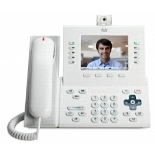 CISCO 9951 IP-videotelefon - LCD-färgskärm - 5 rader - 200 poster - VoIP- USED