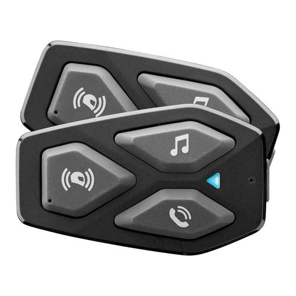 Interphone Cellularline Intercom U-com 3 Pack 2 Enheter Svart