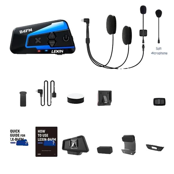 Bluetooth motorcykel intercom, BT 50 trådløs kommunikation, musikdeling, Dobbelt pakke 2 stk