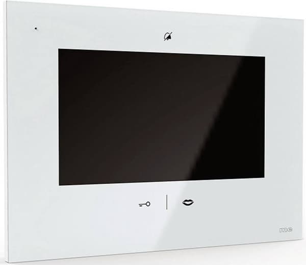 me modern-electronics 41269 indendørsenhed til video dør samtaleanlæg WiFi, radio hvid