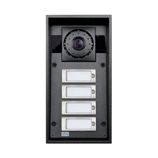 2N Telecommunications IP Force, Grå, IP69K, knappar, vertikal, Utomhus, 10 100 Mbit-s