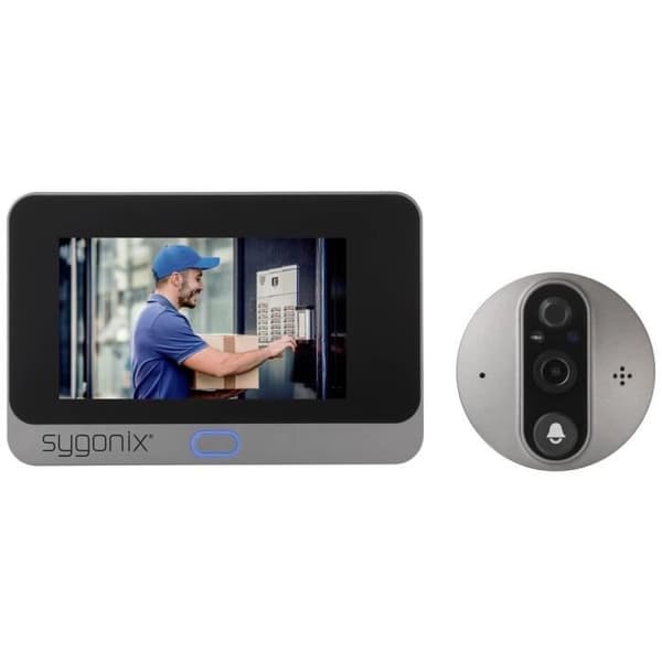 IP video intercom Wi-Fi-kamera - SYGONIX - Video inomhusstation - Night vision - Trådlös - 7 tum