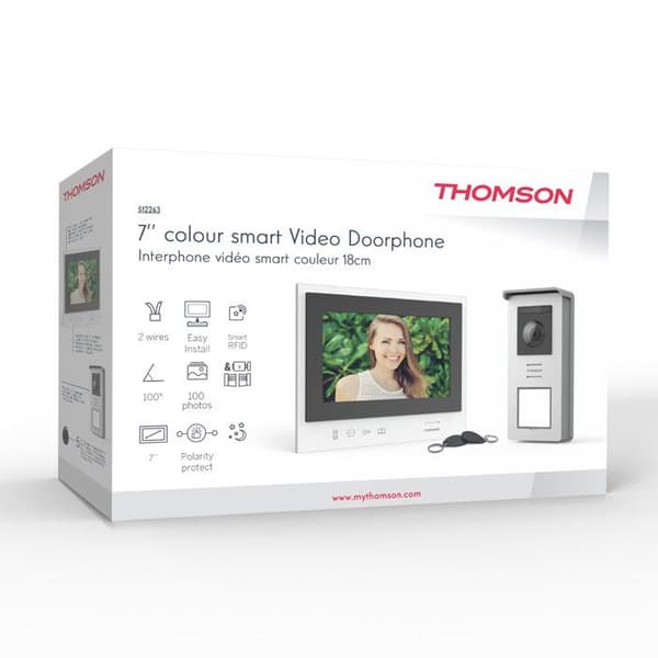 Visiophone trådbunden Smart Bracket 2 med RFID-taggar - Thomson - 512263