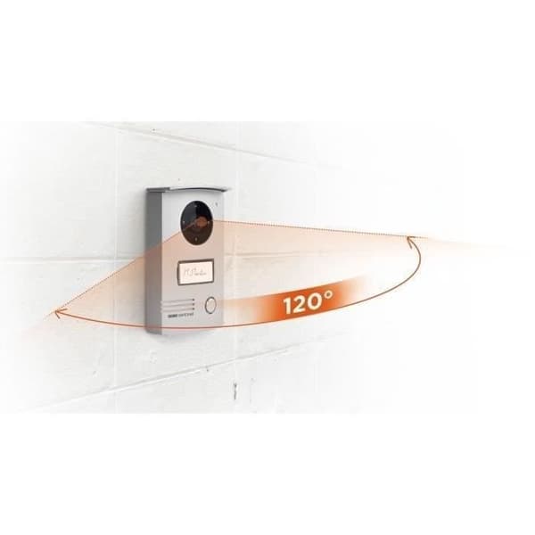 Kabelansluten videointercom med SCS SENTINEL VisioDoor 7+ RFID-märken - 7" pekskärm - mörkerseende - 5 års garanti