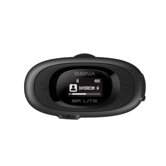Set med 2 Sena 5R Lite bluetooth motorcykel intercoms - svart - TU