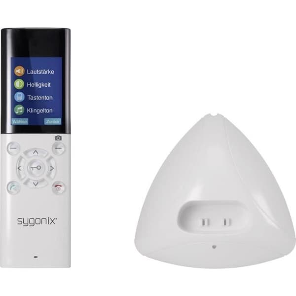 Sygonix EM-4159 SY-3396994 Videodörrintercom Radio Komplett set Silver, Vit / Svart 1 st (s)