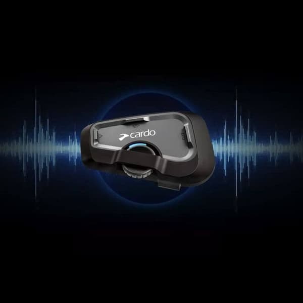Cardo Freecom 4X Duo bluetooth motorcykel intercom - svart - TU