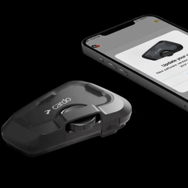 Cardo Freecom 4X Duo bluetooth motorcykel intercom - svart - TU