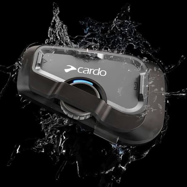 Cardo Freecom 4X Duo bluetooth motorcykel intercom - svart - TU