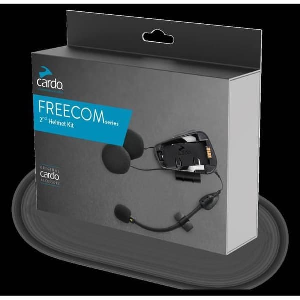 Kit 2nd Helmet Cardo Freecom and Spirit - svart - 40 mm
