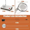 Miniatyrbild 6 av 6: Retevis RT9908 Tvåvägs Fönster Intercom System, Kontors Intercom System, Högtalare, För Sjukhus, Bank