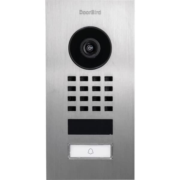 Videointercom - DOORBIRD - D1101V - Nattvision - Wi-Fi - Trådlös Rostfritt stål