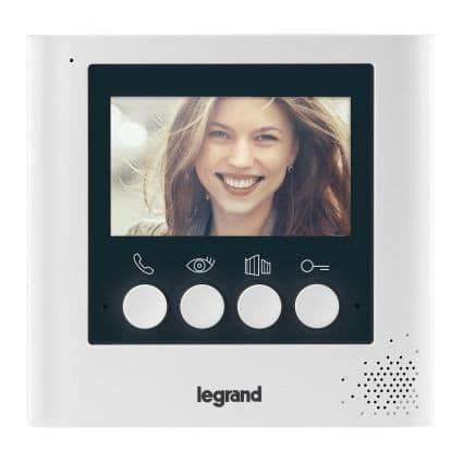 Extra skärm - Legrand - 4,3 tum - Grå - Kabelansluten - Anslutet objekt - Justerbar volym