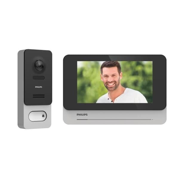 Videotelefon - PHILIPS - WelcomeEye Wireless - 7'' - Trådlös - Night vision