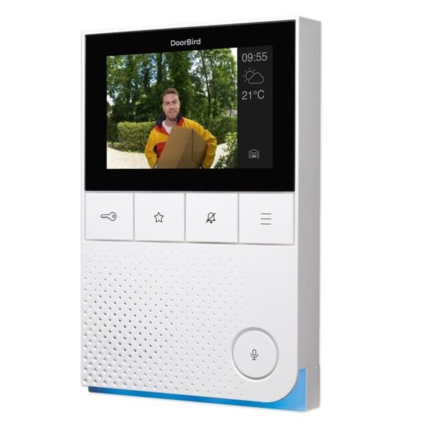 Inomhus IP-videoövervakare - DoorBird - A1101 - 4,3 tum skärm - Säkerhetsglas - HD-ljud