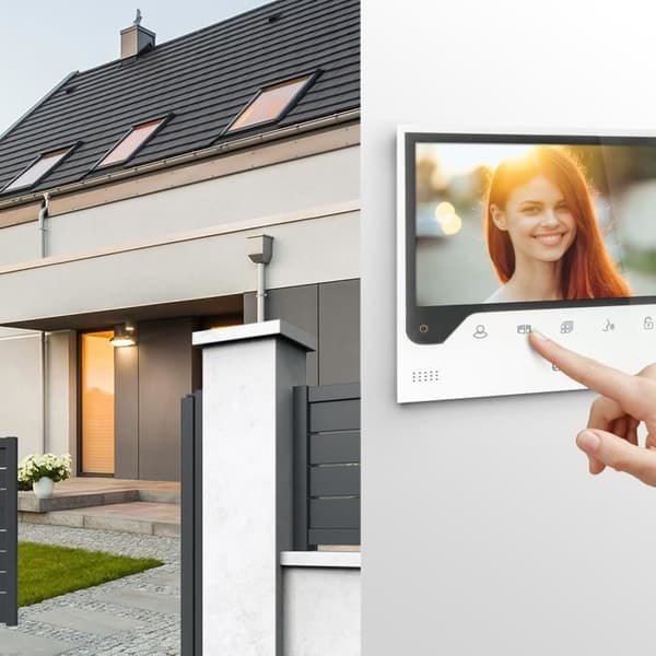 Ansluten videotelefon Extel - Stort skärm - 7 tum - Vit - Extel