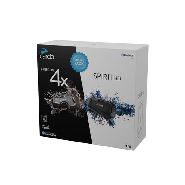 CARDO CSBUN00002 - Intercom Cardo FRC 4X &amp; SPIRIT HD BUNDLE
