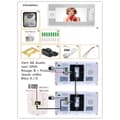 Miniatyrbild 3 av 4: Smart kabelansluten videodörrklocka villa videodörrklocka videoskärm fjärrkontroll röstintercom smart dörrklocka