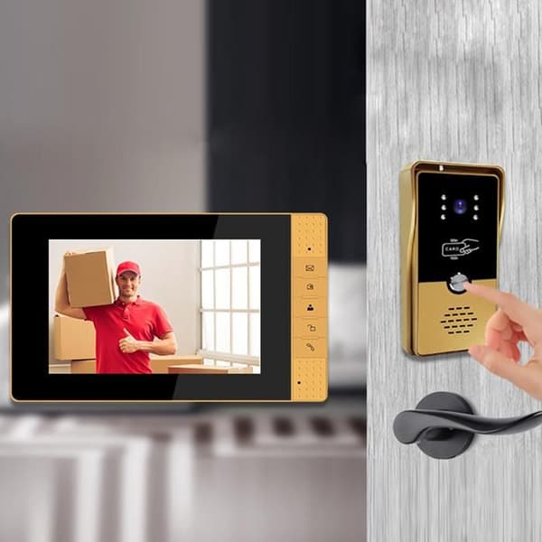 Videointercom - LUNAVO - HD - 7 tum - Nattvision - Trådad