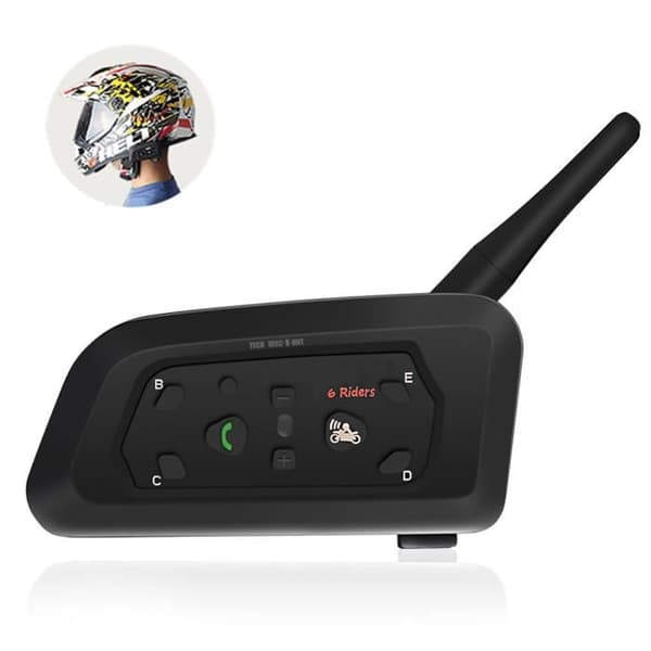 TD® motorcykel headset bluetooth kommunicera walkie talkie hjälm intercom barn kvinna man billig utomhus hörlurar integrerad app