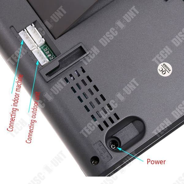 TD® Visual intercom dörrklocka 7 tum villa utility nattseende regntät HD digital en-till-en dörrtelefon