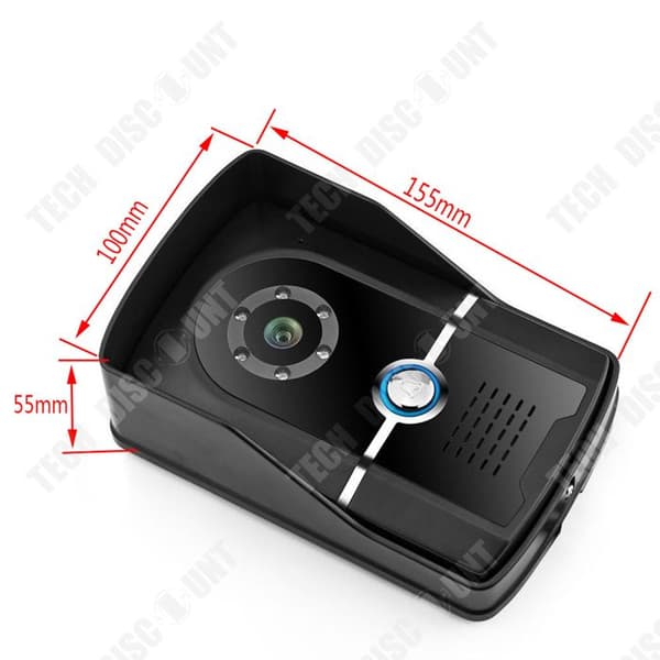 TD® Trådlös visuell intercom dörrklocka wifi intelligent fjärrkontroll hem dörrklocka visuell HD night vision nätverksuppsättning övervakning