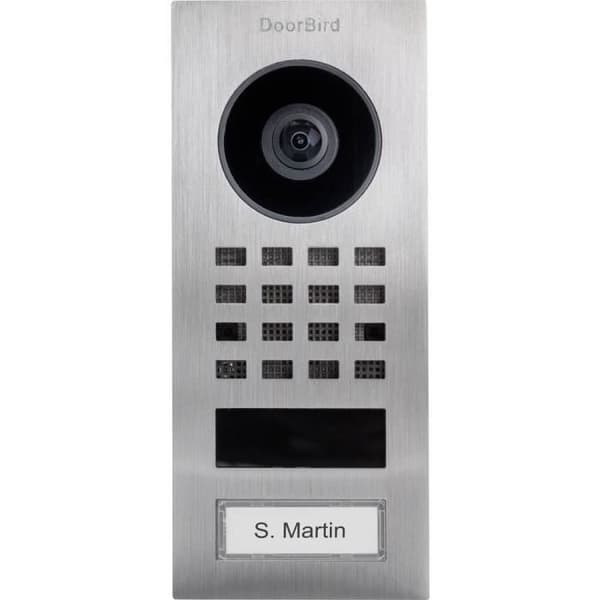Video intercom - DOORBIRD - D1101V - Night vision - Trådlös - 1 skärm - Grå
